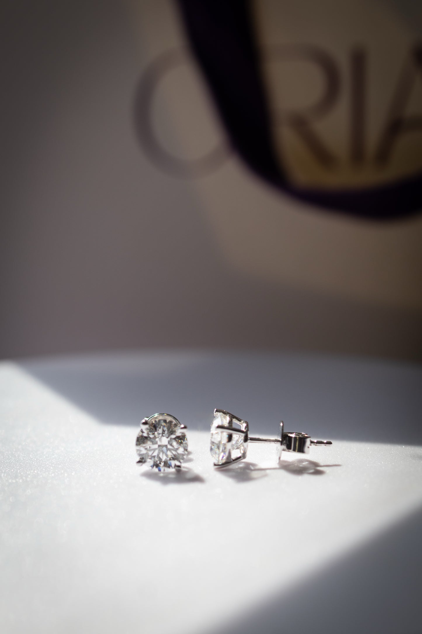 Classic Stud Round Earrings 1.52ct E VS1