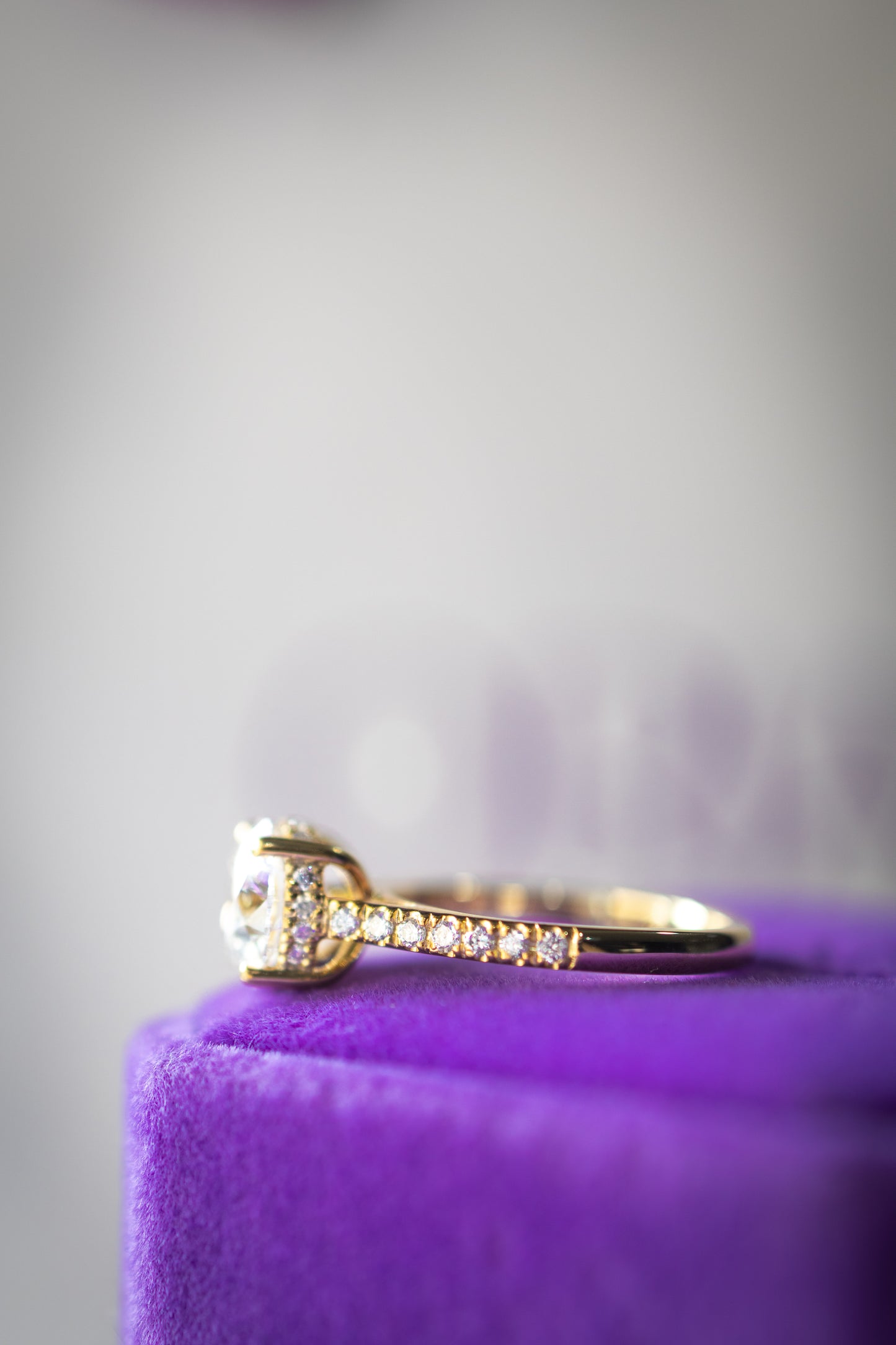 Pave with Hidden Halo Ring (Round)