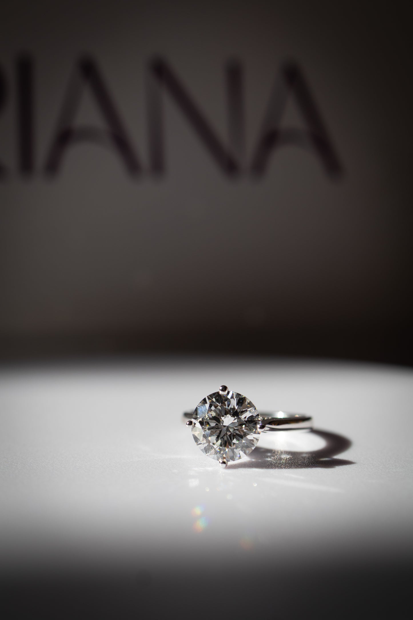 Solitaire With Accent Diamonds On The Bridge