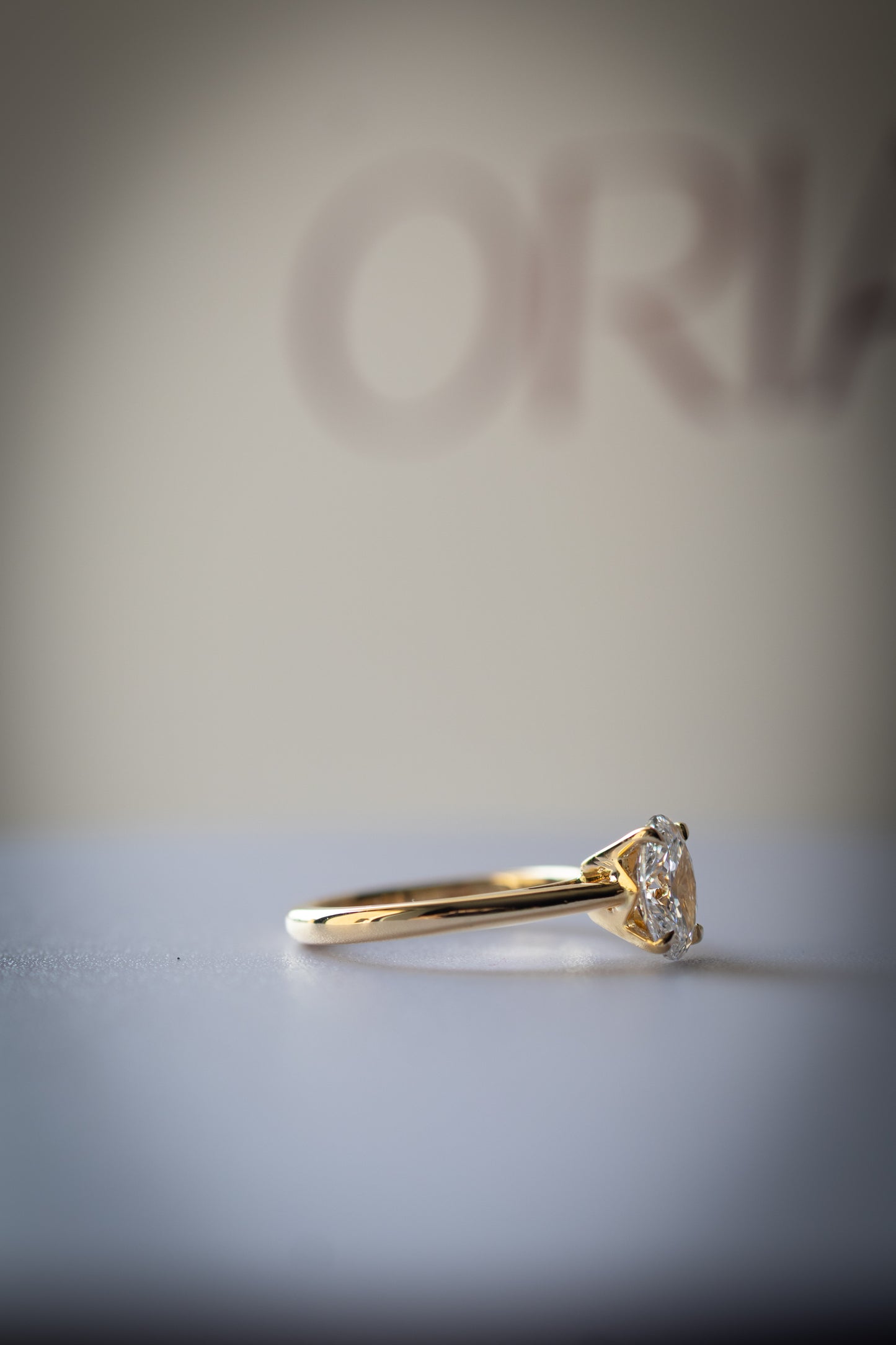 Oval Solitaire Ring 1.03ct