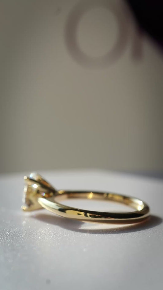 Oval Solitaire Ring 1.03ct
